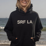 SRF LA Classic Hoodie - Ivory on Black - Heidi Merrick