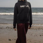 SRF LA Classic Hoodie - Ivory on Black - Heidi Merrick