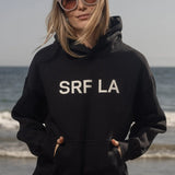 SRF LA Classic Hoodie - Ivory on Black - Heidi Merrick