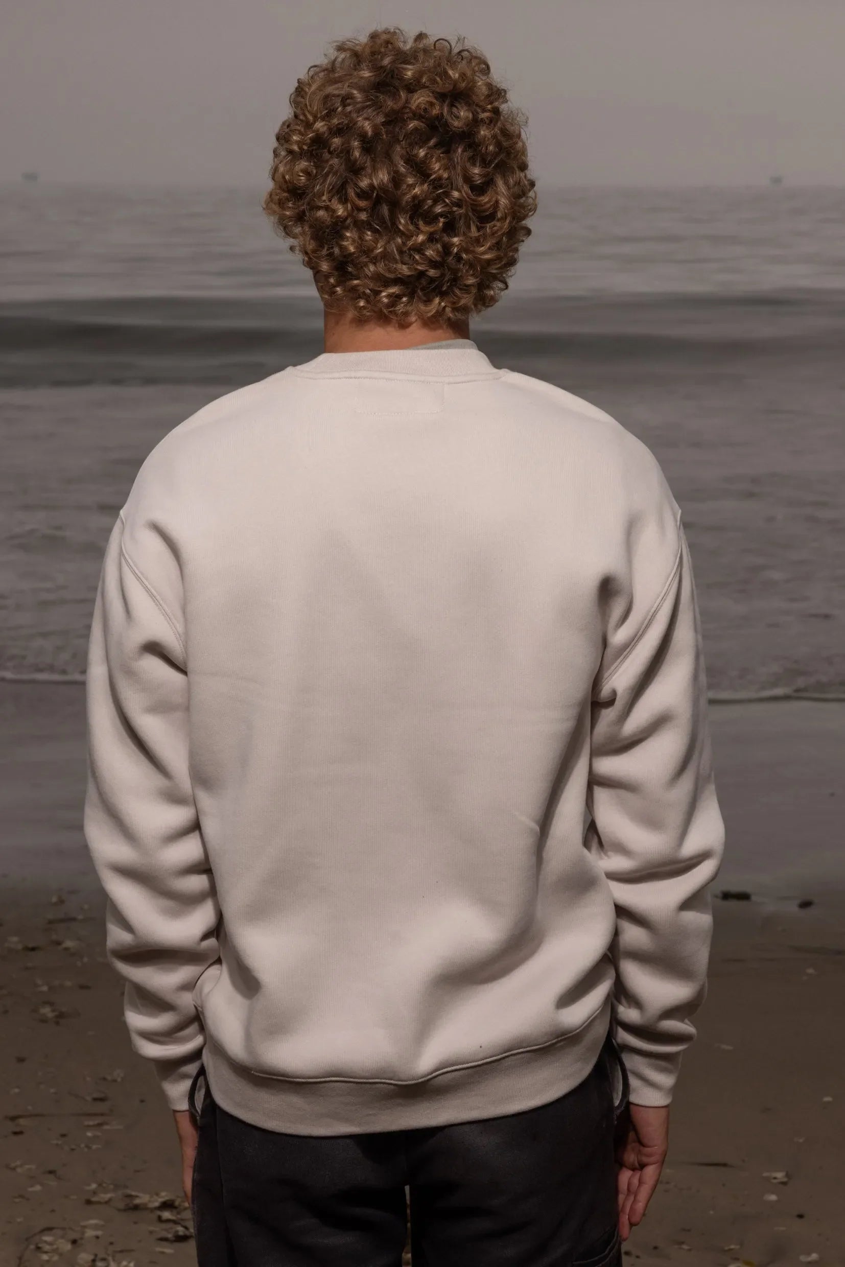 SRF SB Unisex Crewneck - Cream on Cream - Heidi Merrick