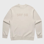 SRF SB Unisex Crewneck - Cream on Cream - Heidi Merrick