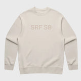 SRF SB Unisex Crewneck - Cream on Cream - Heidi Merrick