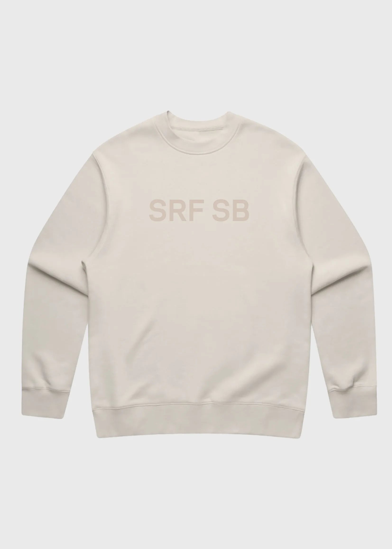 SRF SB Unisex Crewneck - Cream on Cream - Heidi Merrick