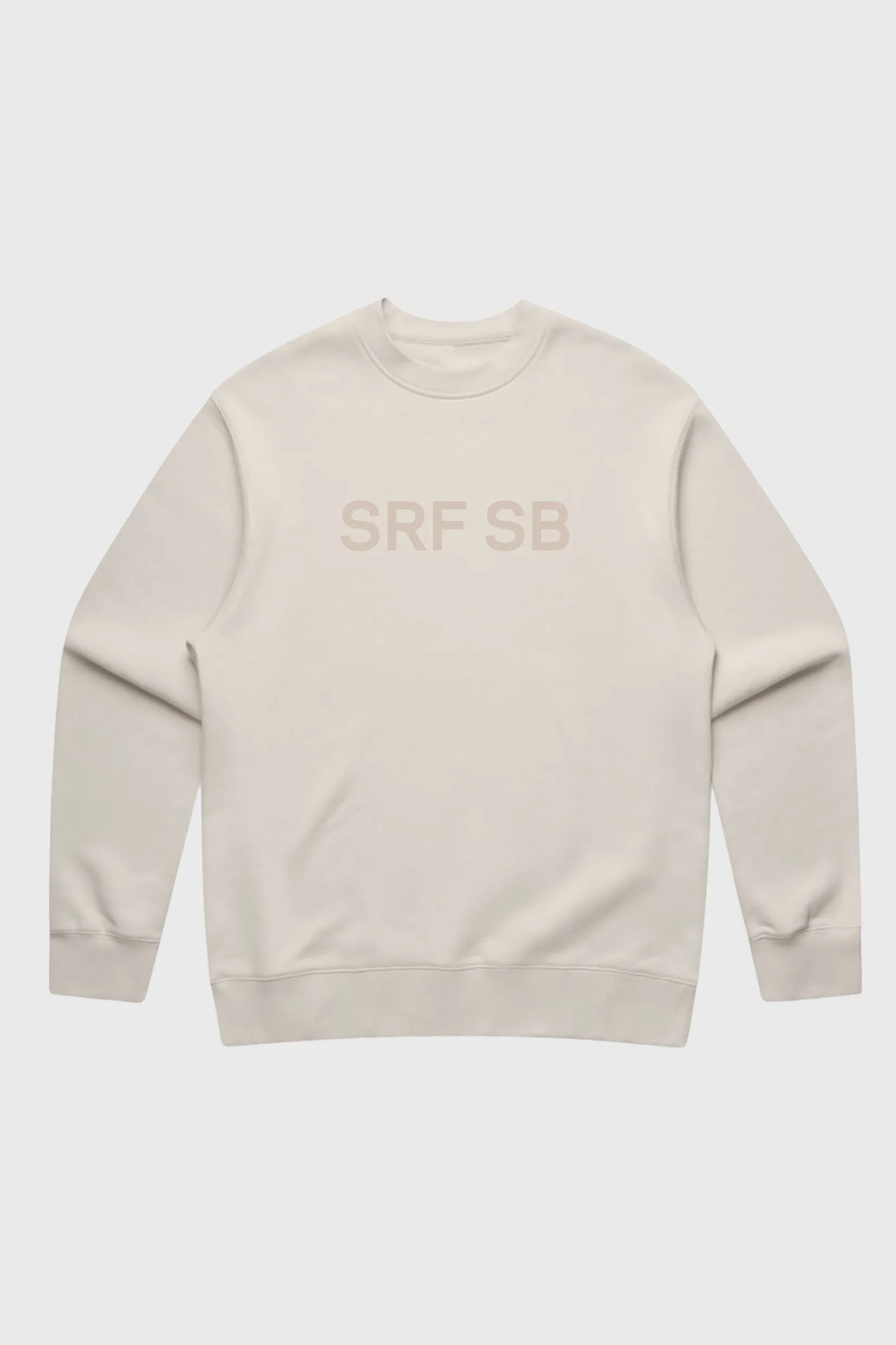 SRF SB Unisex Crewneck - Cream on Cream - Heidi Merrick