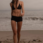 Knotted Triangle Top - Black - Heidi Merrick