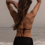 Knotted Triangle Top - Black - Heidi Merrick