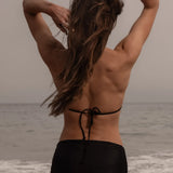 Knotted Triangle Top - Black - Heidi Merrick