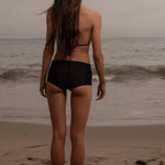 Knotted Triangle Top - Black - Heidi Merrick