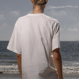 SRF LA Classic Tee - Antique Cream on White