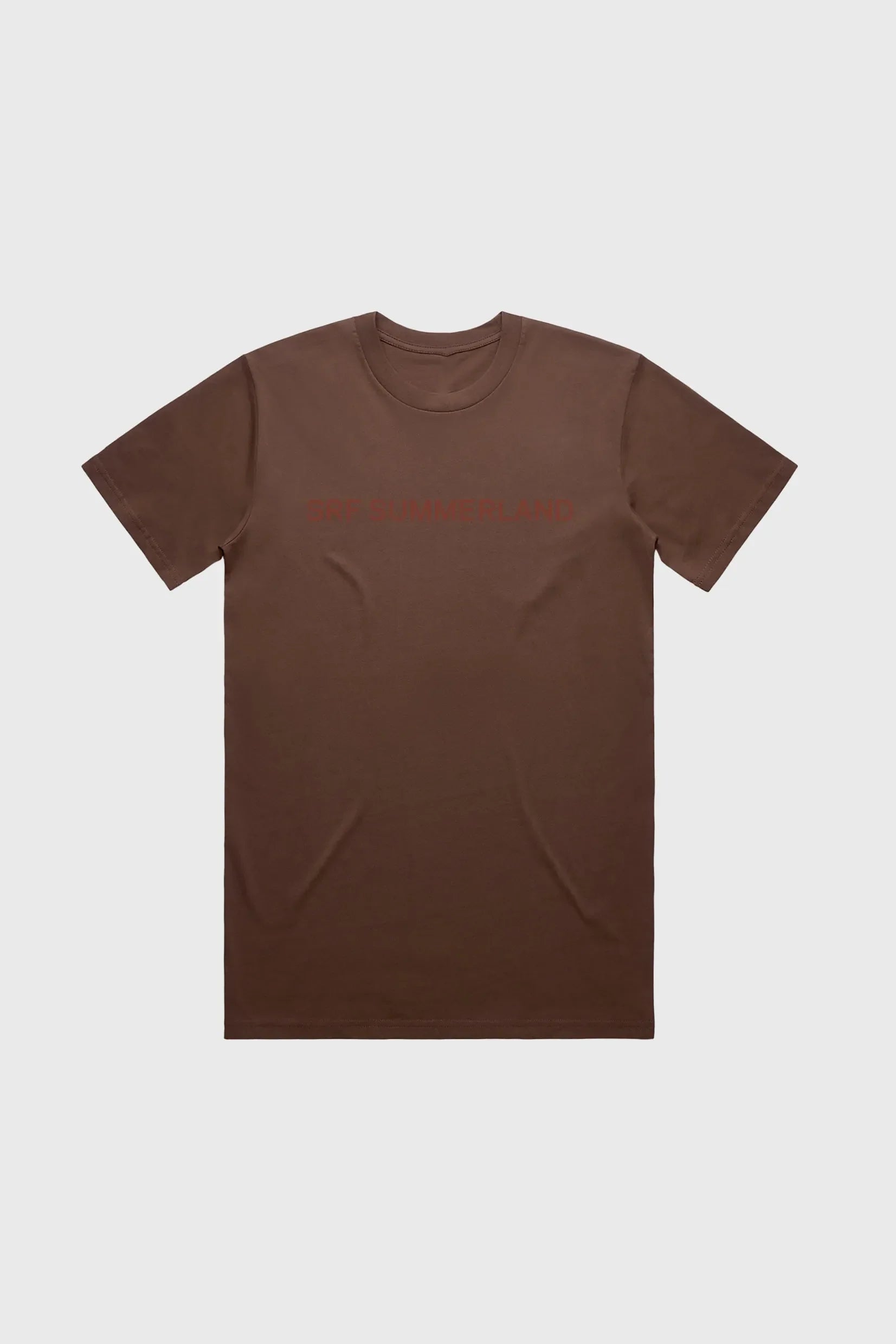 SRF SUMMERLAND Unisex Tee - Chocolate - Heidi Merrick