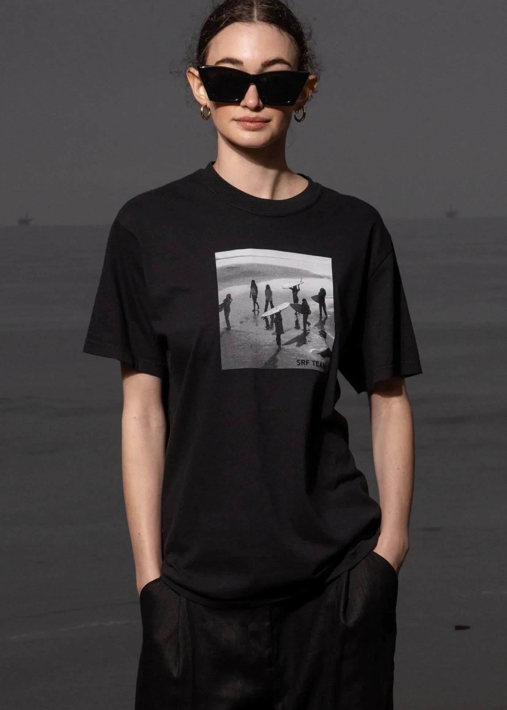 SRF Team Graphic Tee - Black - Heidi Merrick