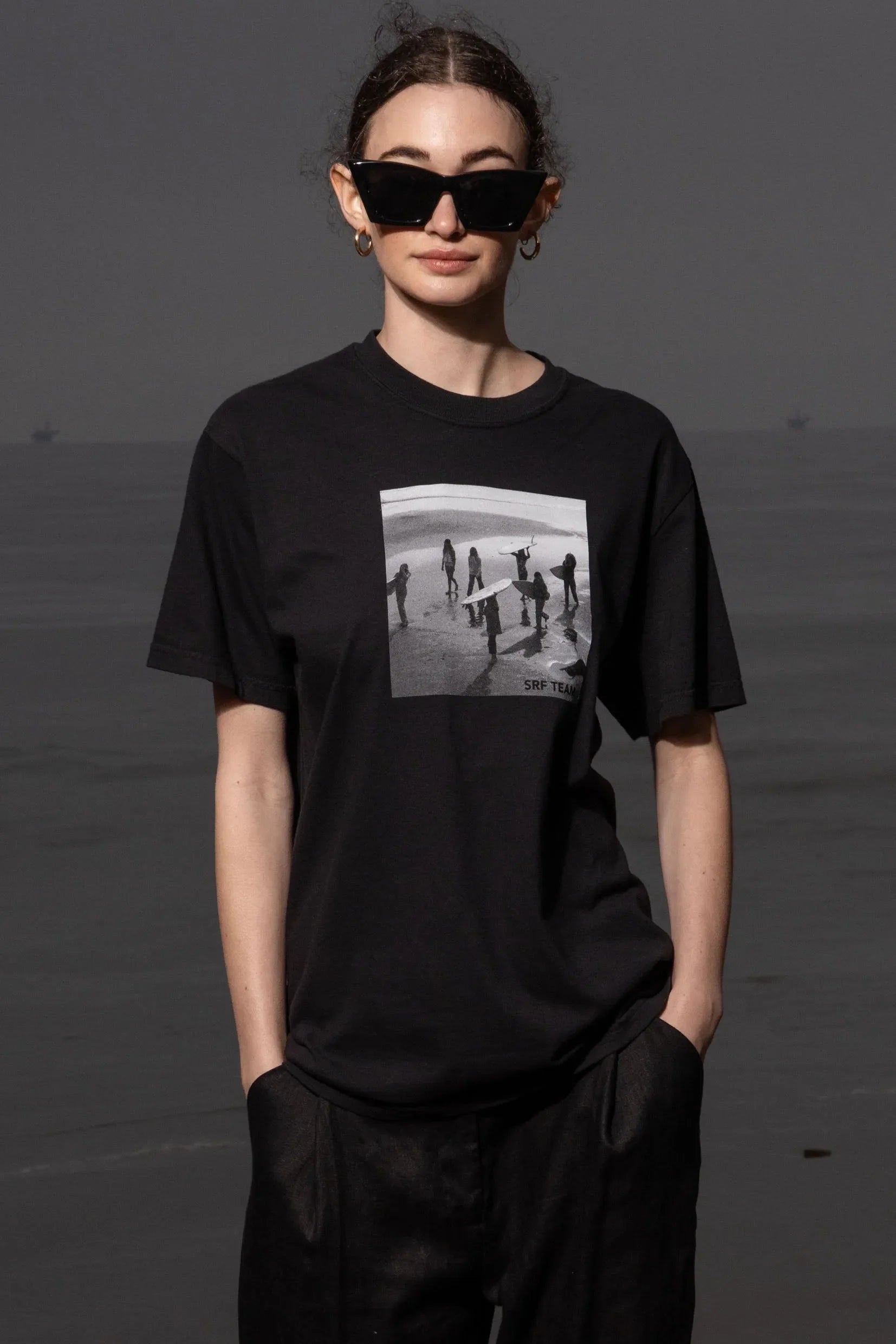 SRF Team Graphic Tee - Black - Heidi Merrick