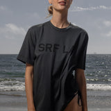 SRF LA Classic Tee - Black on Washed Black