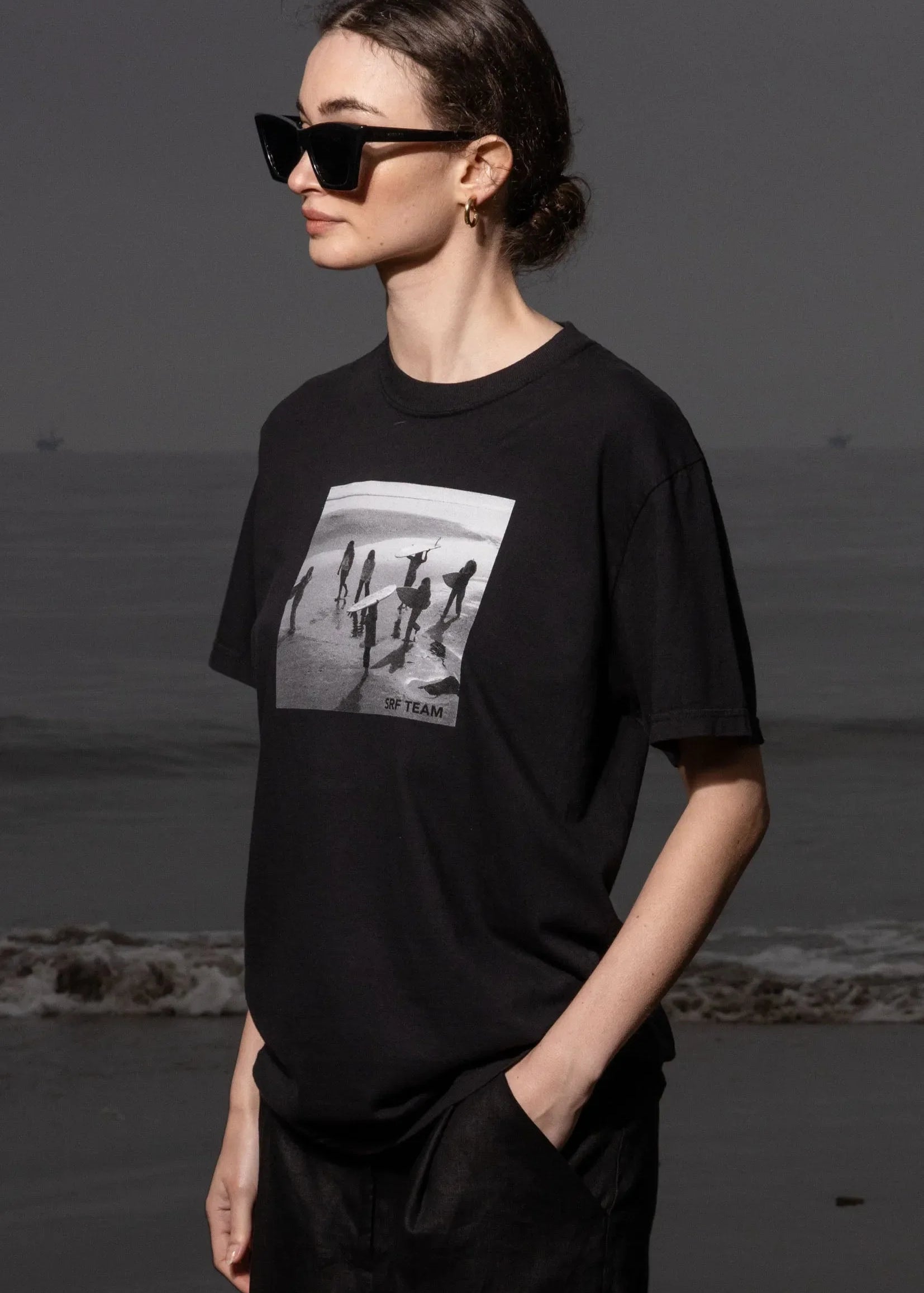 SRF Team Graphic Tee - Black - Heidi Merrick