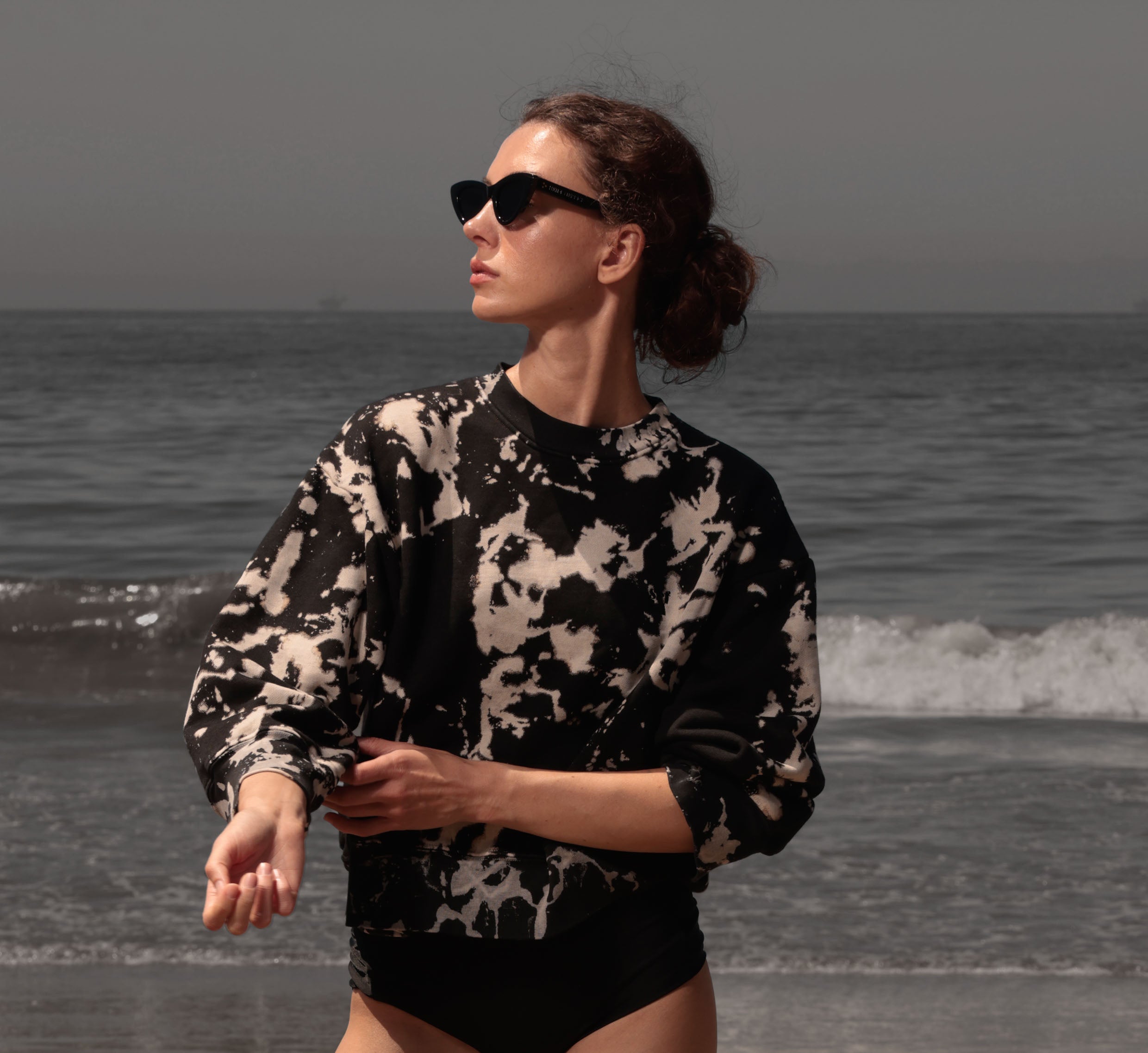 Barrel Sleeve 70's SRF LA Crewneck - Ingua - Heidi Merrick