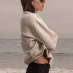 SRF LA Unisex Crewneck - Black on Cream - Heidi Merrick