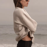 SRF LA Unisex Crewneck - Black on Cream - Heidi Merrick