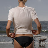 70's SRF LA Slim Tee - Navy Embroidered