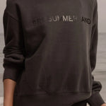 SRF SUMMERLAND Classic Crewneck - Faded Black - Heidi Merrick
