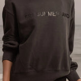 SRF SUMMERLAND Classic Crewneck - Faded Black - Heidi Merrick