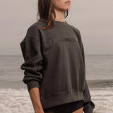SRF SUMMERLAND Classic Crewneck - Faded Black - Heidi Merrick