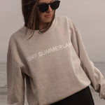 SRF SUMMERLAND Classic Crewneck - Faded Cream - Heidi Merrick