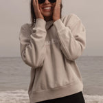 SRF SUMMERLAND Classic Crewneck - Faded Cream - Heidi Merrick