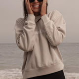 SRF SUMMERLAND Classic Crewneck - Faded Cream - Heidi Merrick