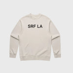 SRF LA Unisex Crewneck - Black on Cream - Heidi Merrick