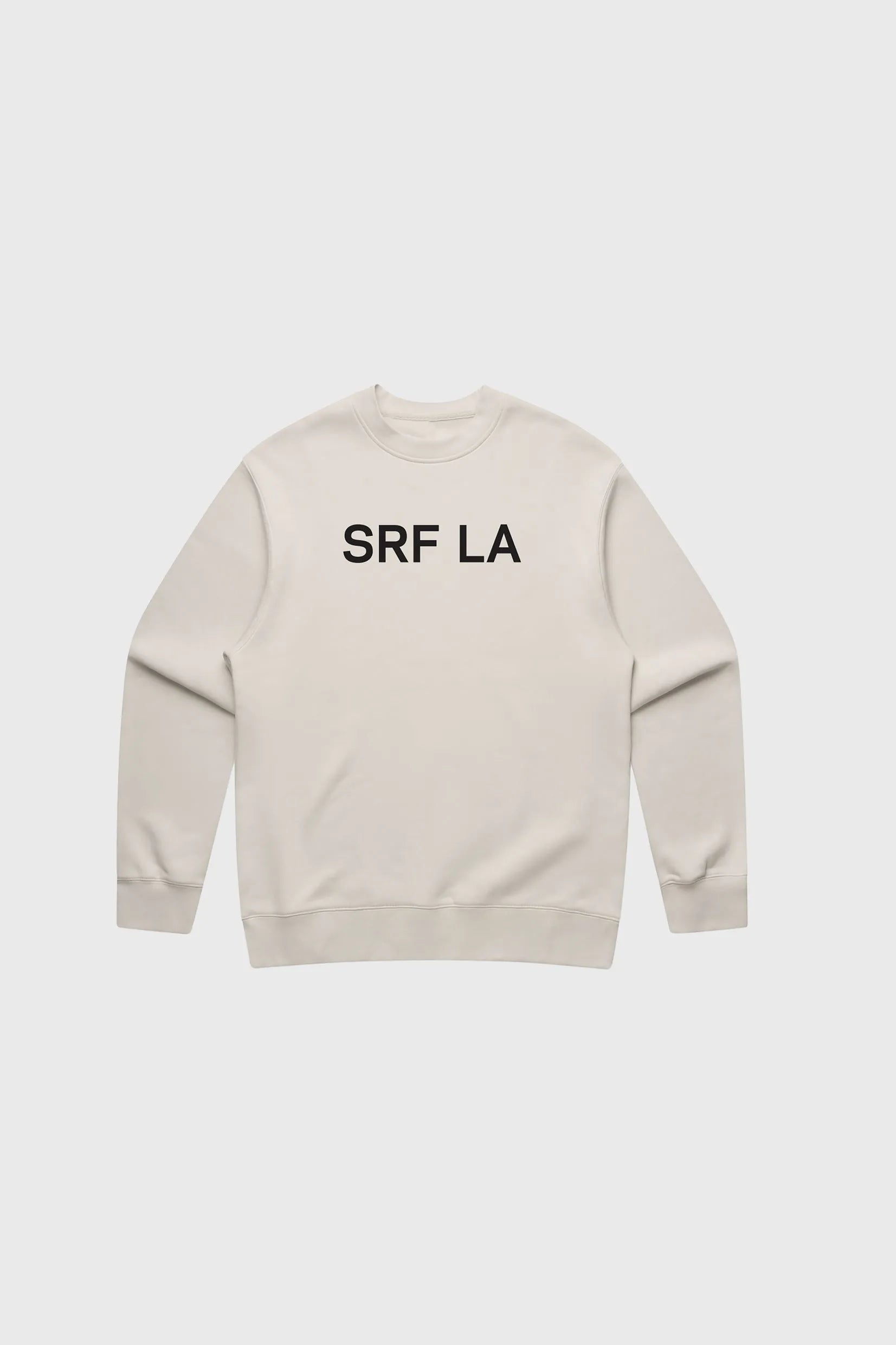 SRF LA Unisex Crewneck - Black on Cream - Heidi Merrick