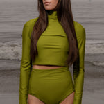 Aegean Rashguard - Frog - Heidi Merrick