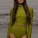 Aegean Rashguard - Frog - Heidi Merrick