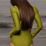 Aegean Rashguard - Frog - Heidi Merrick