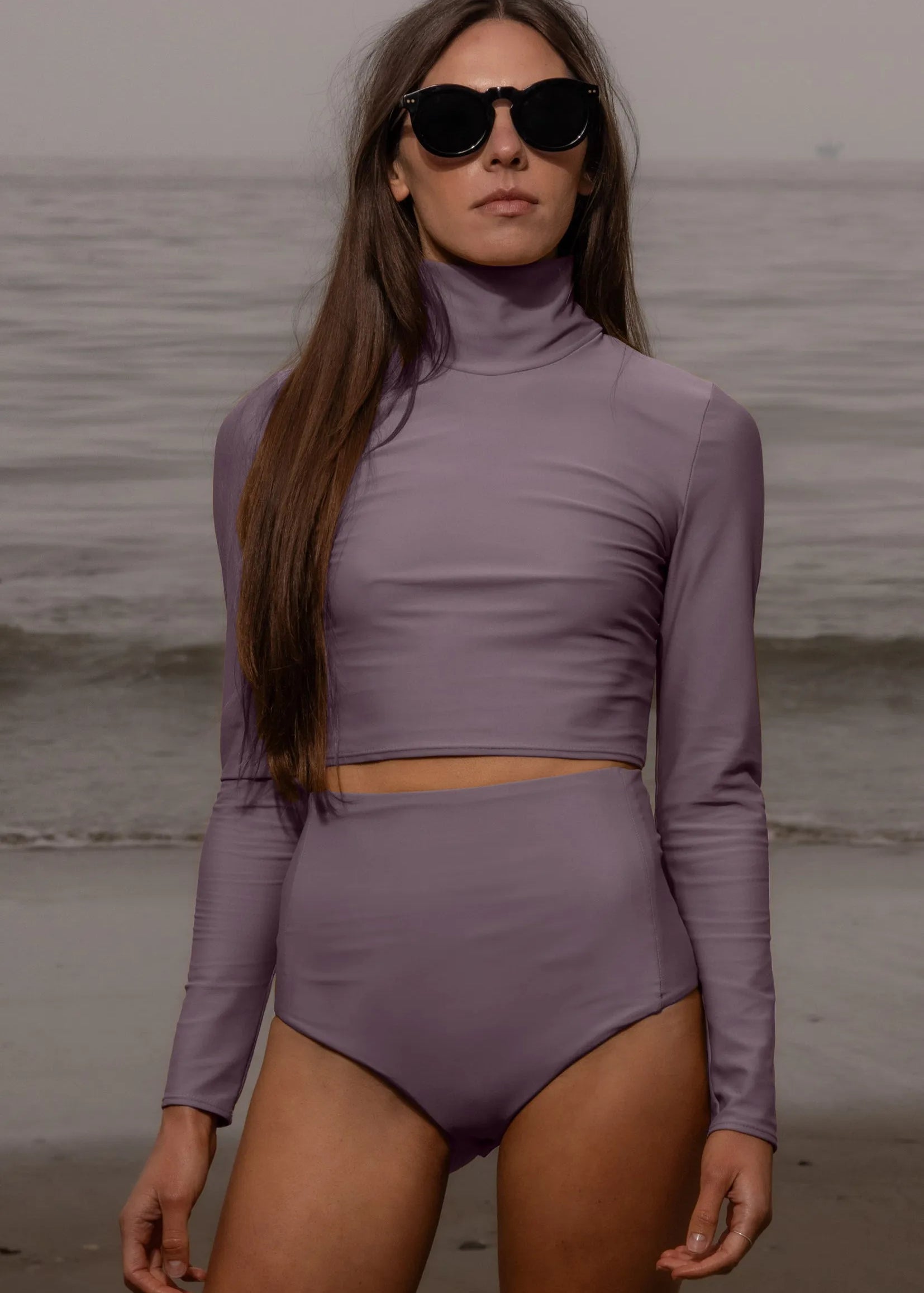 Aegean Rashguard - Lavender - Heidi Merrick