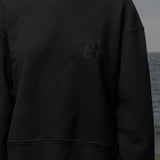 Barrel Sleeve 70's SRF LA Crewneck - Black Embroidered