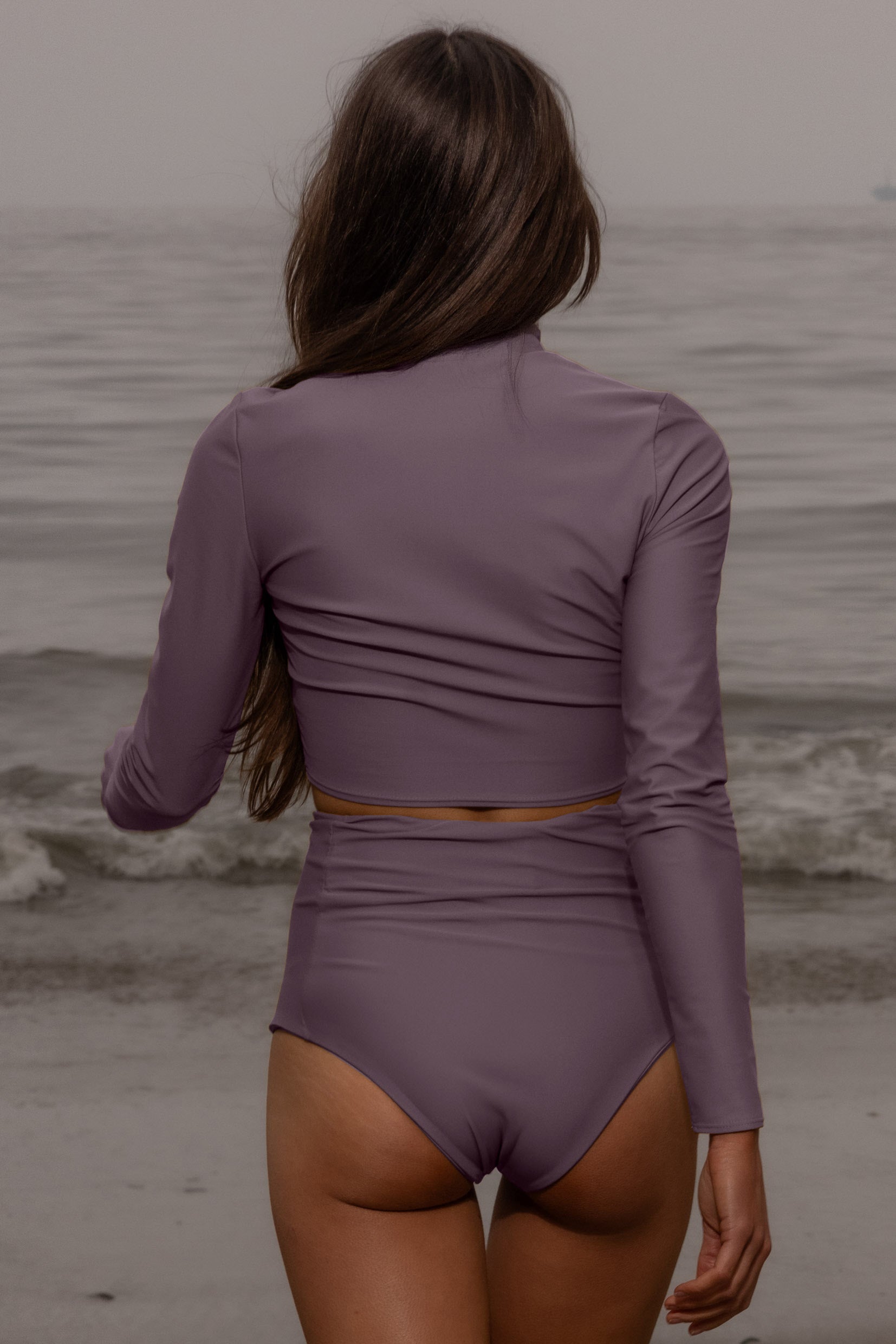 Aegean Rashguard - Lavender - Heidi Merrick