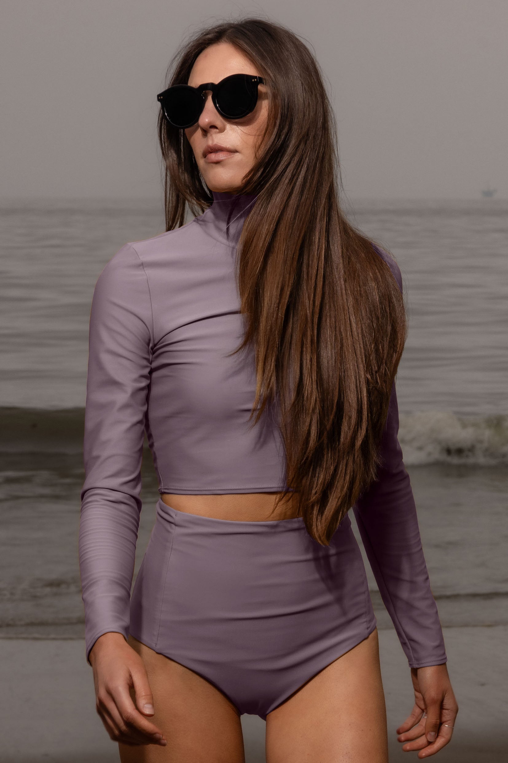 Aegean Rashguard - Lavender - Heidi Merrick