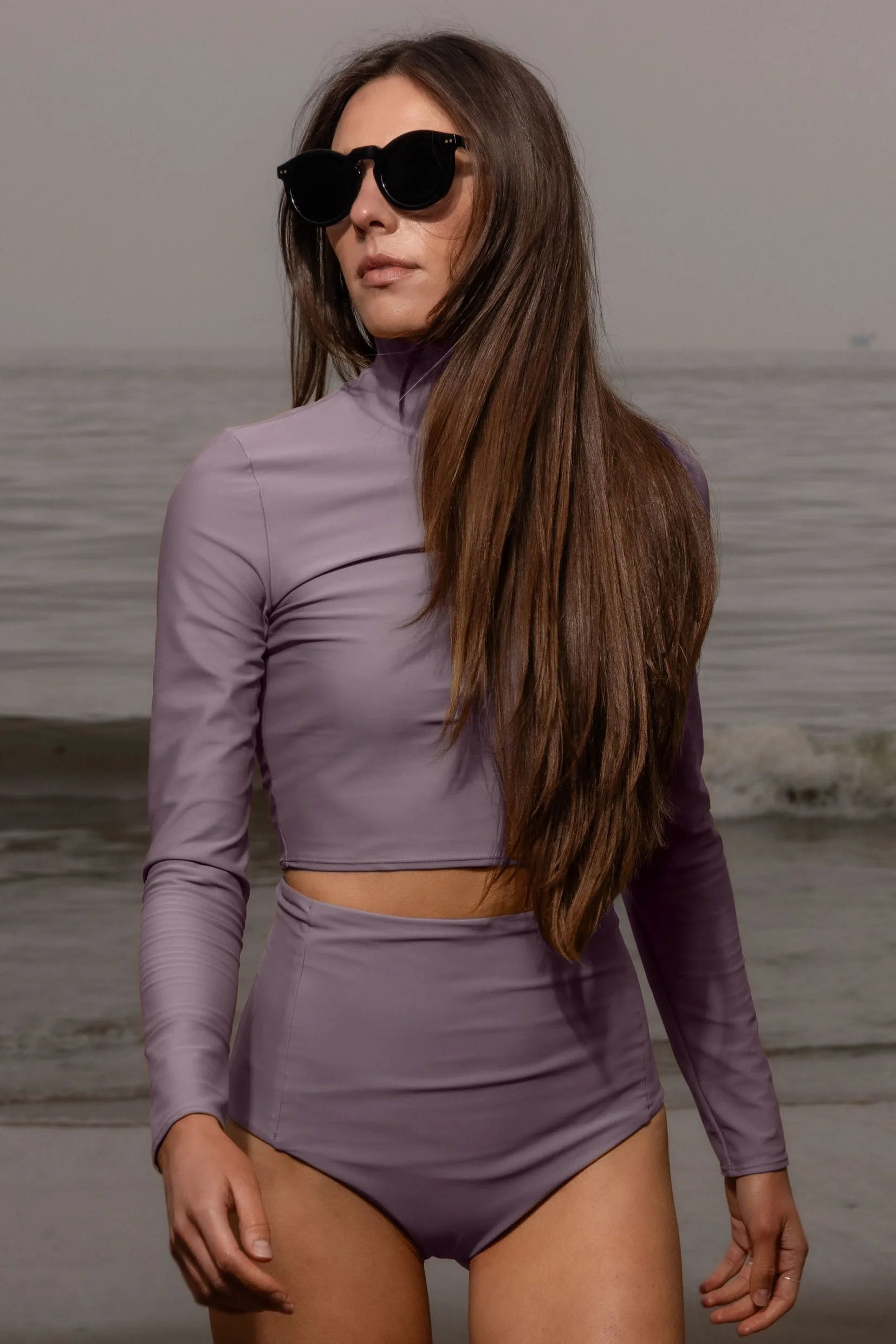Aegean Rashguard - Lavender - Heidi Merrick