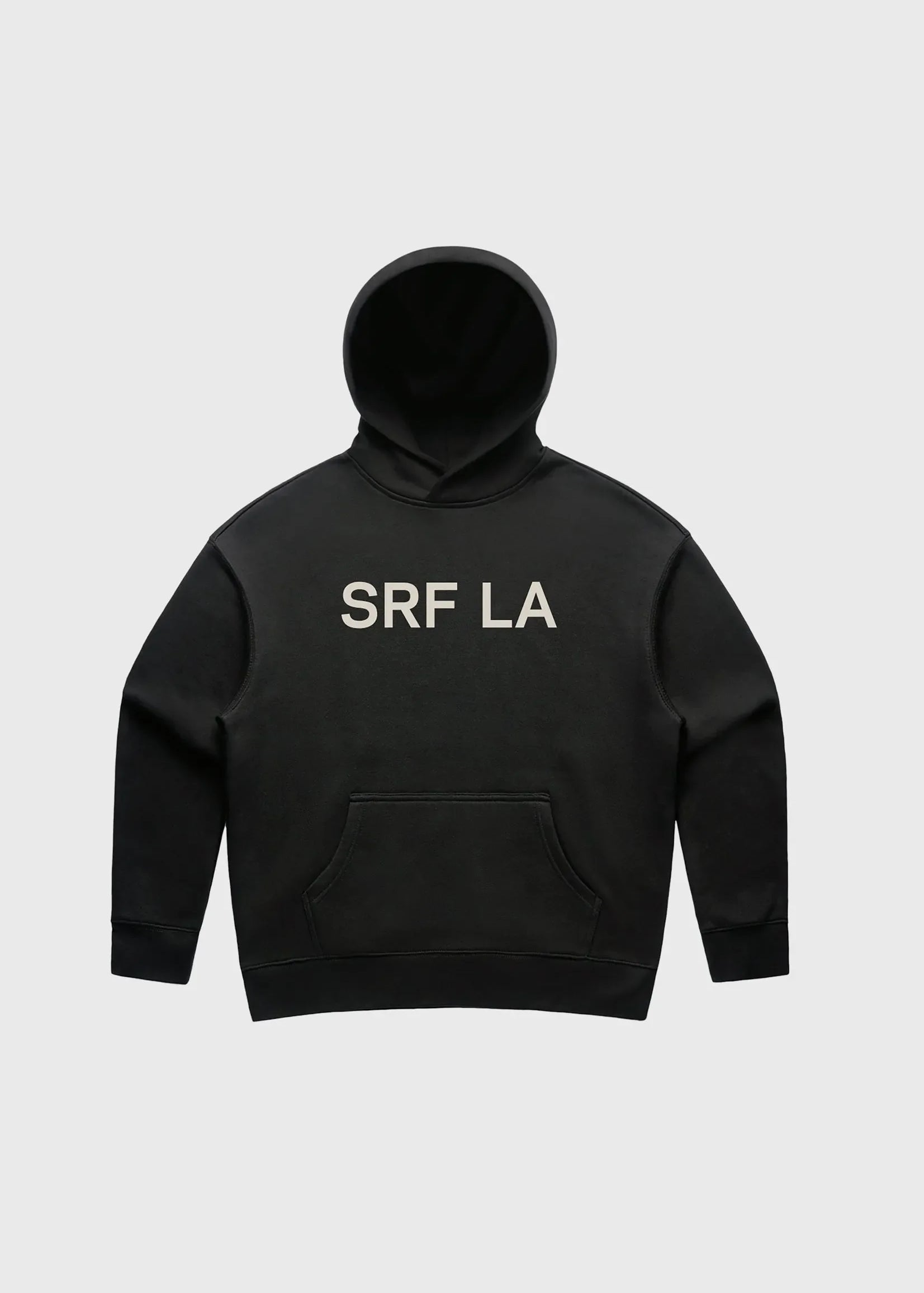 SRF LA Classic Hoodie - Ivory on Black - Heidi Merrick