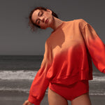 Barrel Sleeve 70's SRF LA Crewneck - Sunset - Heidi Merrick