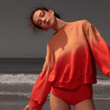 Barrel Sleeve 70's SRF LA Crewneck - Sunset - Heidi Merrick