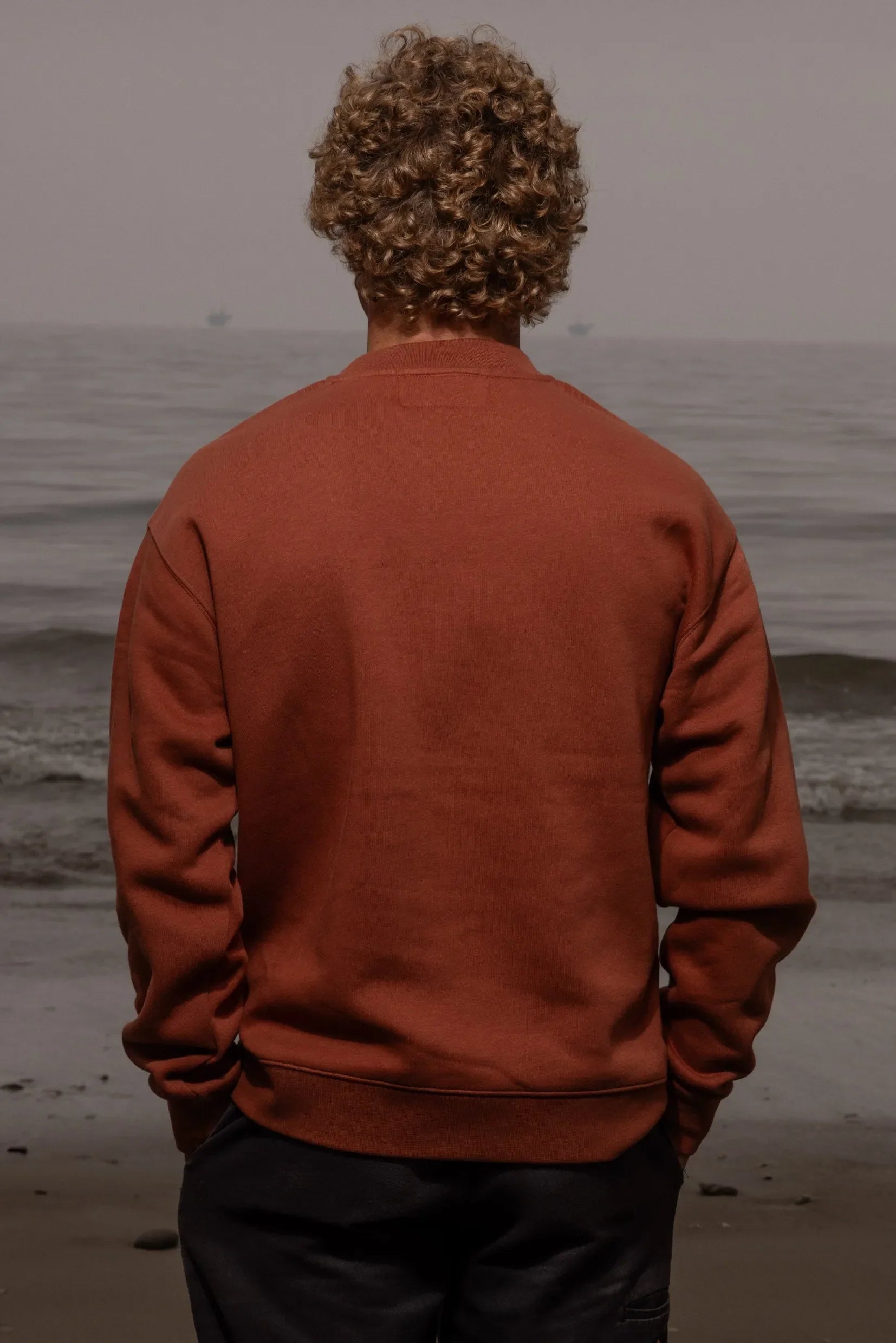 SRF LA Unisex Crewneck - Walnut - Heidi Merrick