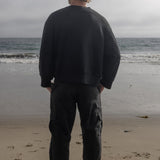 Barrel Sleeve 70's SRF LA Crewneck - Black Embroidered