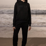 70'S SRF LA SWEATPANTS - BLACK - Heidi Merrick