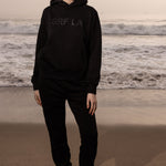 70'S SRF LA SWEATPANTS - BLACK - Heidi Merrick