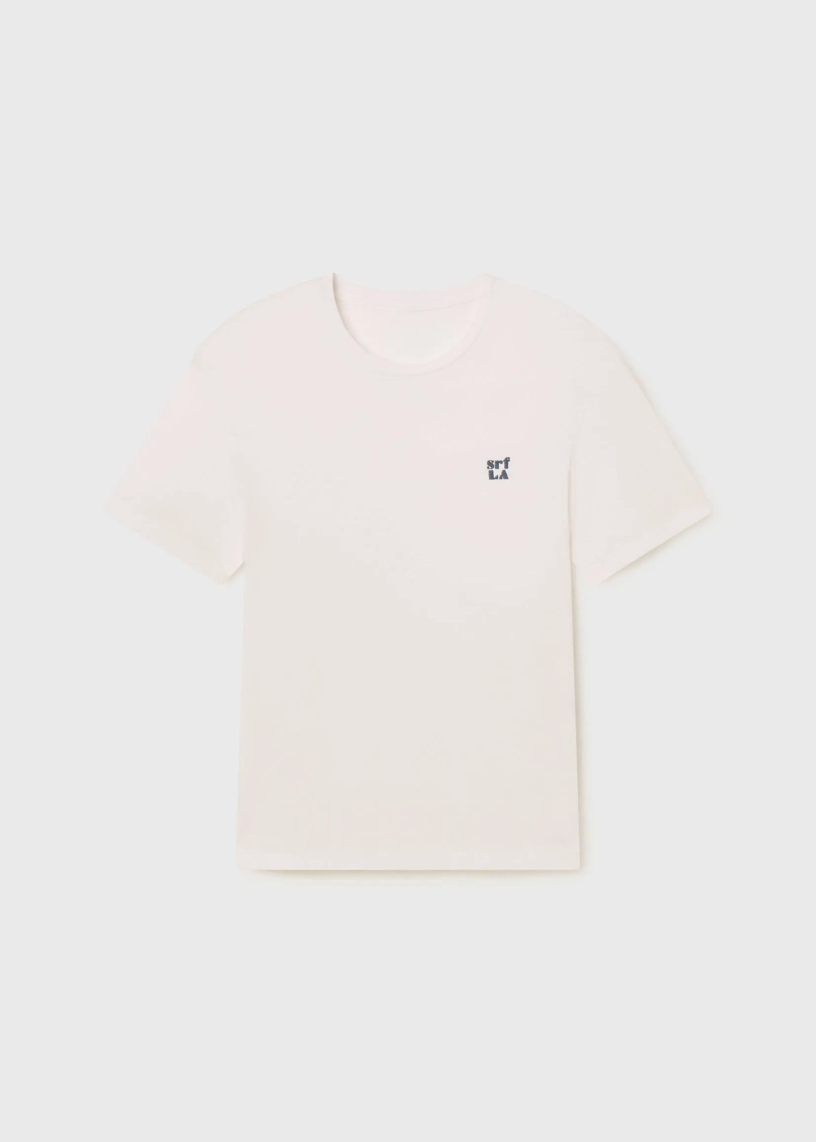 70's SRF LA Slim Tee - Navy Embroidered - Heidi Merrick