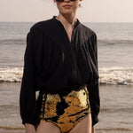Neptune Bottom - Black & Gold - Heidi Merrick