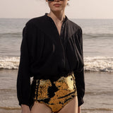 Neptune Bottom - Black & Gold - Heidi Merrick