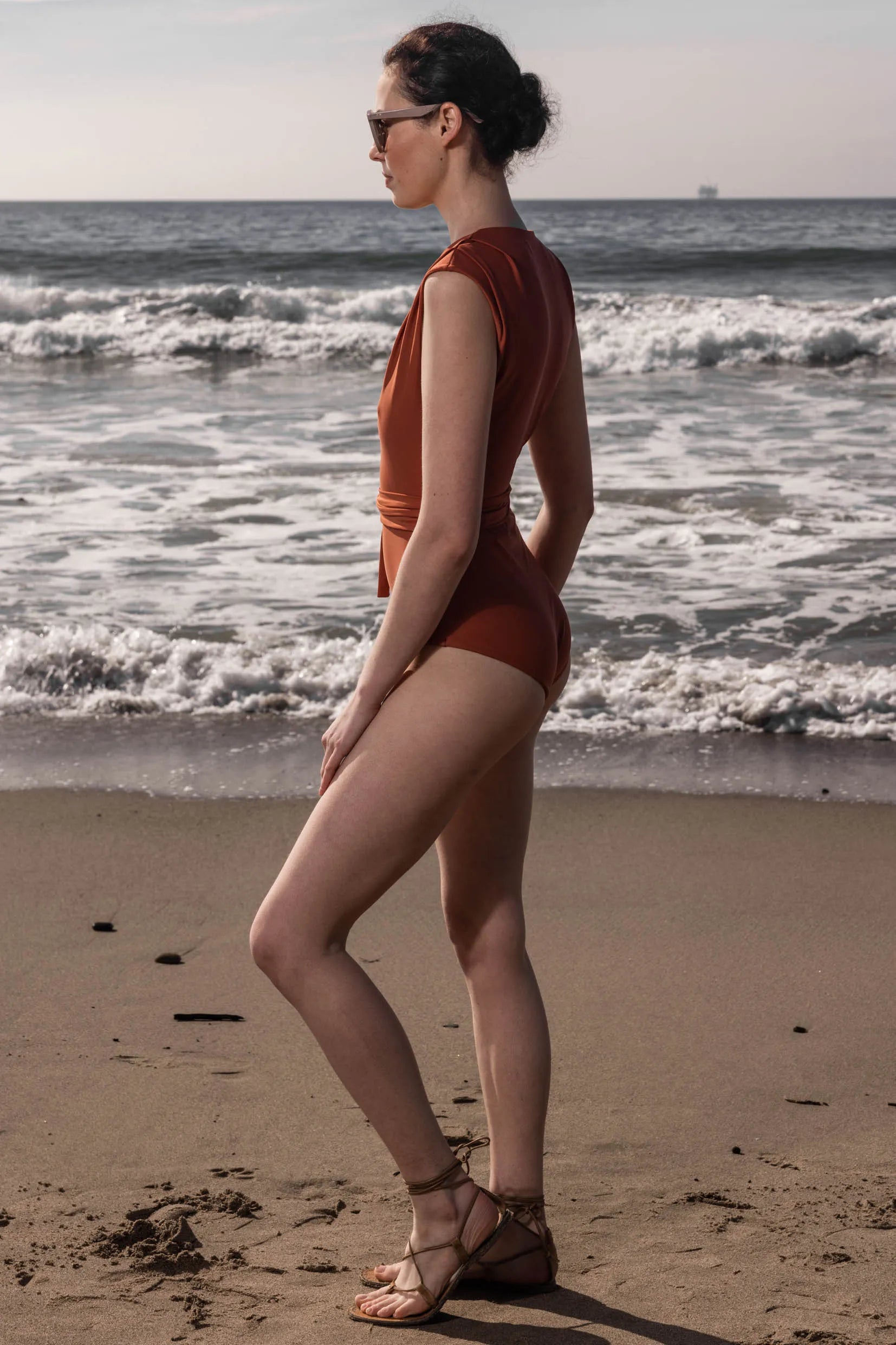 CAMELIA SUIT - RUST - Heidi Merrick