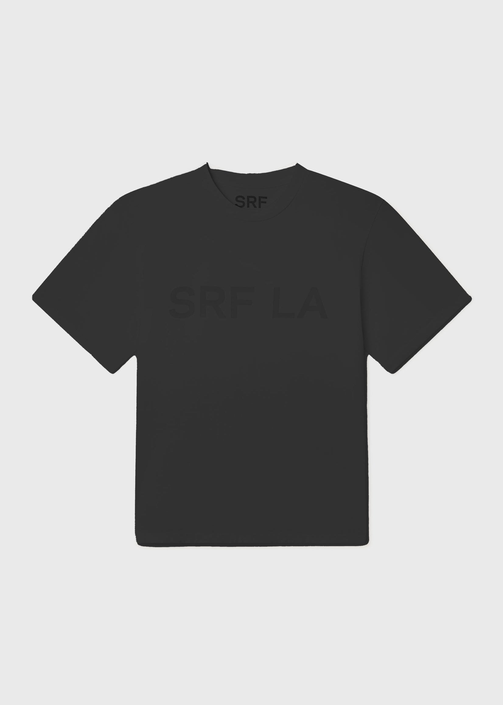 SRF LA Classic Tee - Black on Washed Black - Heidi Merrick